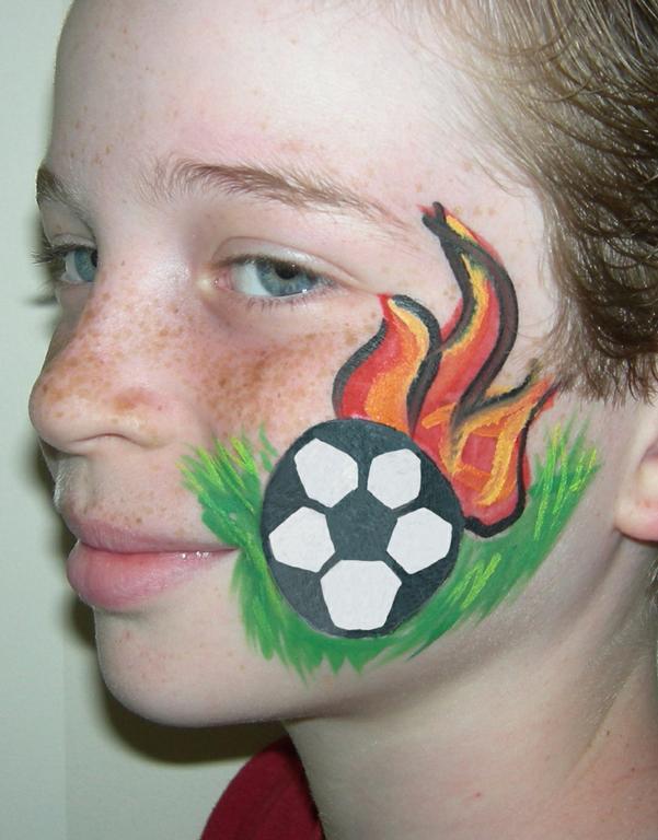 Soccer Ball Chris from Face Painting By Trudy in Randolph, NJ 07869